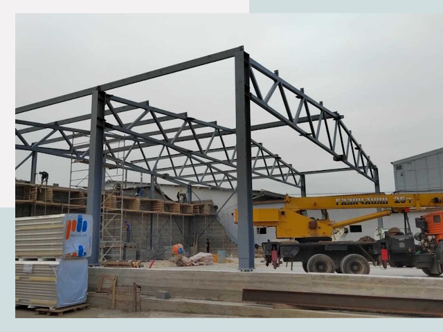 Строительство цехов в Городце