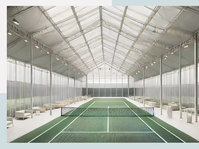 Строительство теннисных кортов в Городце