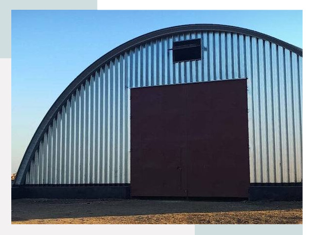 Бескаркасные ангары в Городце