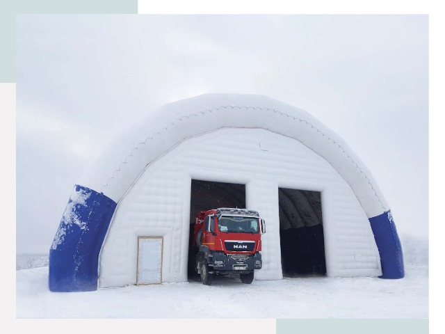 Мобильные ангары в Городце