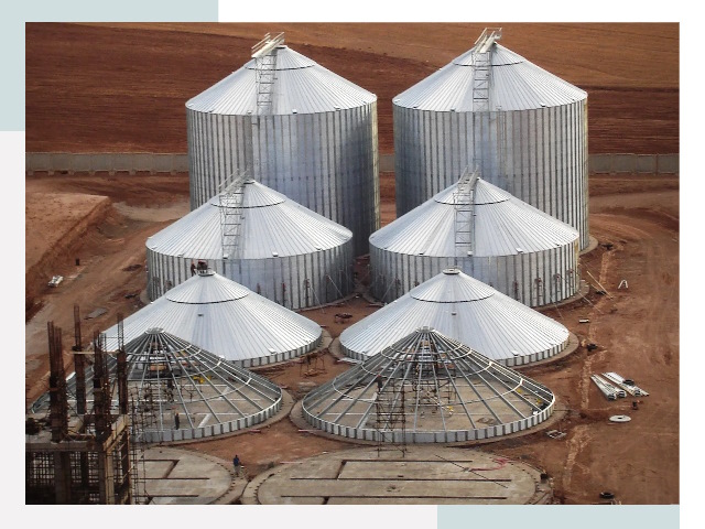 Строительство зерновых силосов в Городце