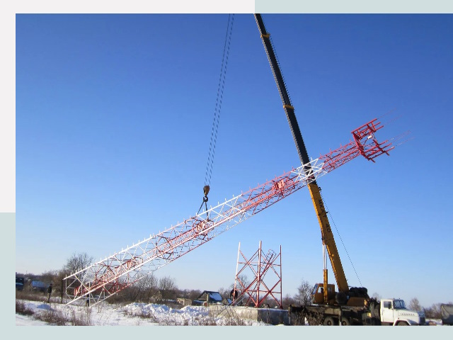 Строительство башен связи в Городце от 607 руб.