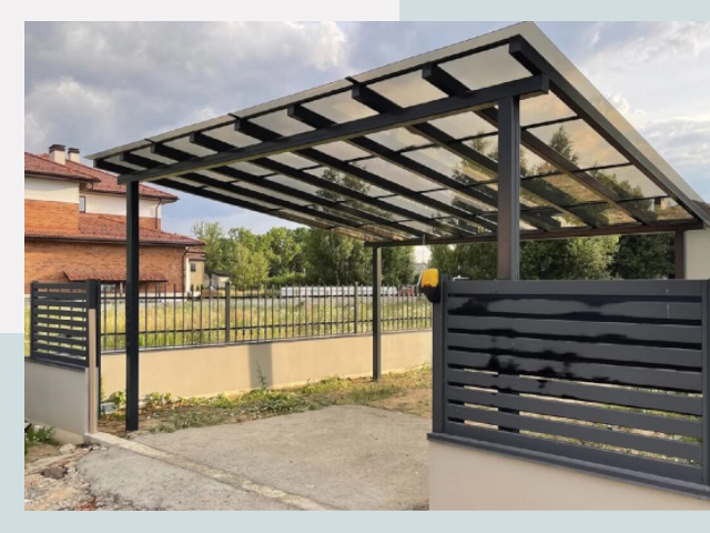 Металлические навесы в Городец от 607 руб. за м²