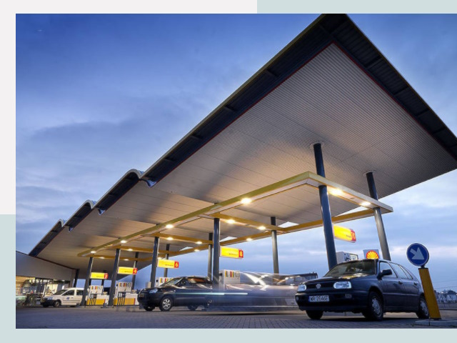 Навесы для АЗС в Городец от 607 руб. - Защита и комфорт