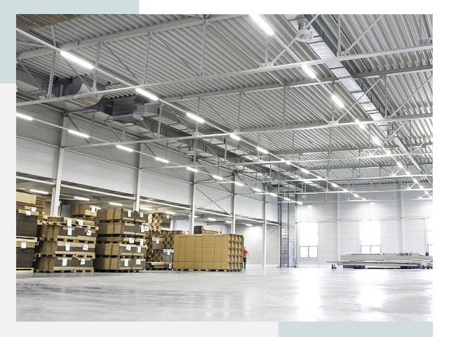 Освещение ангаров в Городце