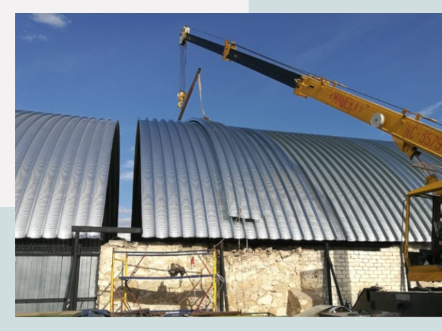 Реконструкция ангаров в Городце от 607 руб.